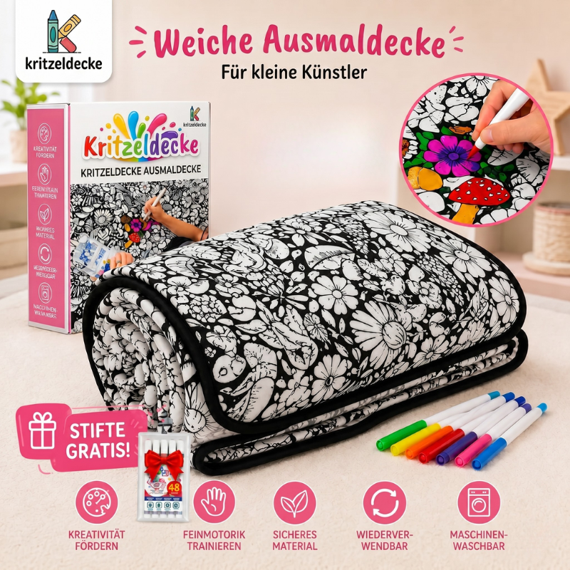 Kritzeldecke™ Maldecke das Original
