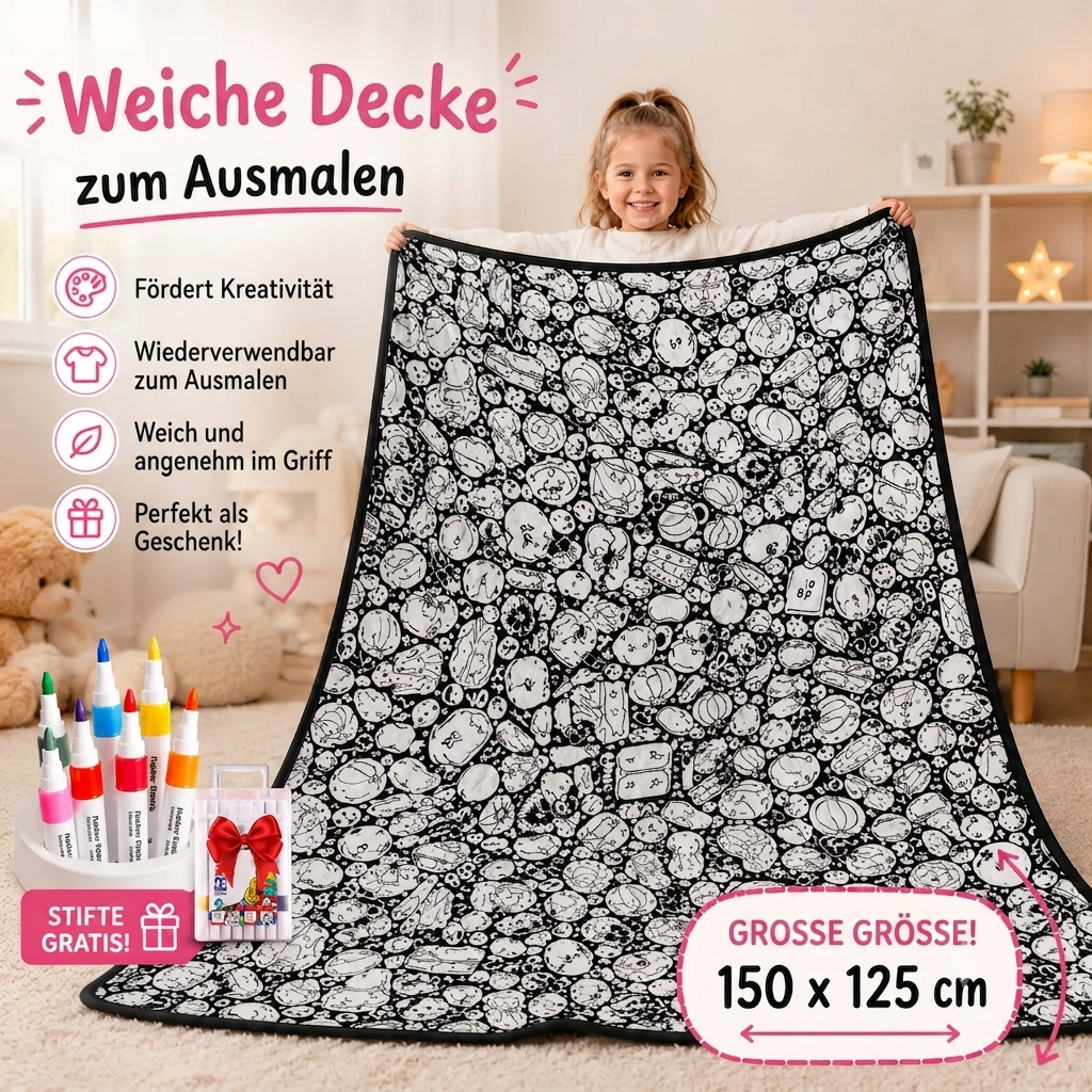 Kritzeldecke™ Maldecke das Original